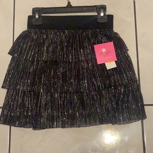 Girls Black And Silver Skirt (New with tags)